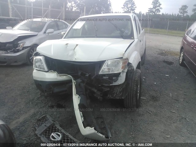 1N6BD0CT0DN728149 - 2013 NISSAN FRONTIER S/SV WHITE photo 6