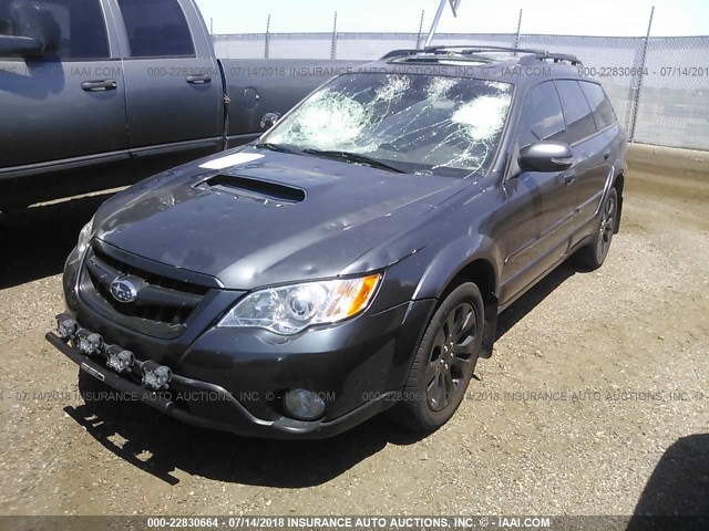 4S4BP63C086353338 - 2008 SUBARU OUTBACK 2.5XT LIMITED GRAY photo 2