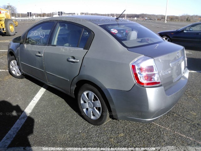 3N1AB61E08L607898 - 2008 NISSAN SENTRA 2.0/2.0S/2.0SL GRAY photo 3