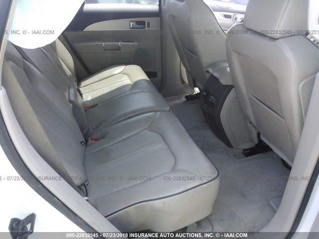 2LMDJ6JKXCBL06885 - 2012 LINCOLN MKX WHITE photo 8