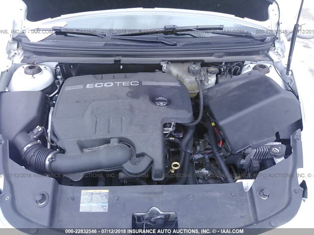 1G1ZC5EB2AF149099 - 2010 CHEVROLET MALIBU 1LT WHITE photo 10