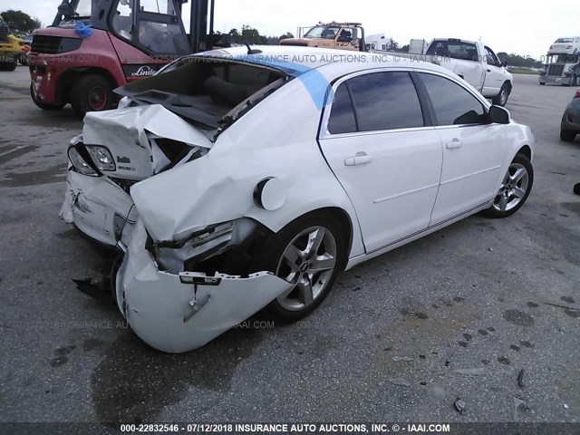 1G1ZC5EB2AF149099 - 2010 CHEVROLET MALIBU 1LT WHITE photo 4