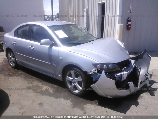 JM1BK323651300395 - 2005 MAZDA 3 S SILVER photo 1