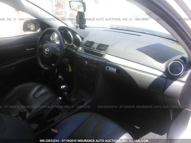 JM1BK323651300395 - 2005 MAZDA 3 S SILVER photo 5