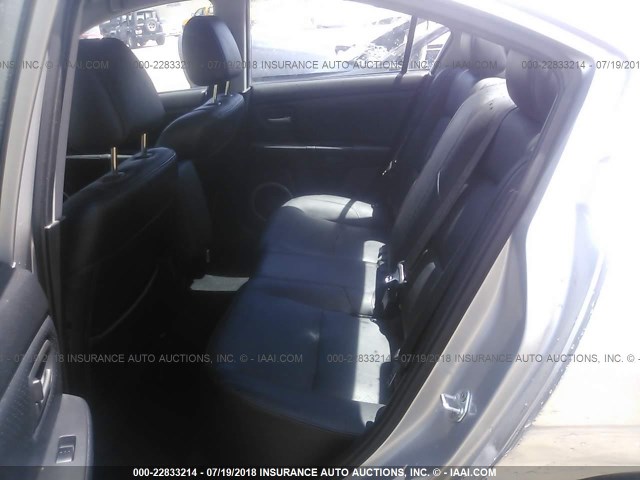 JM1BK323651300395 - 2005 MAZDA 3 S SILVER photo 8