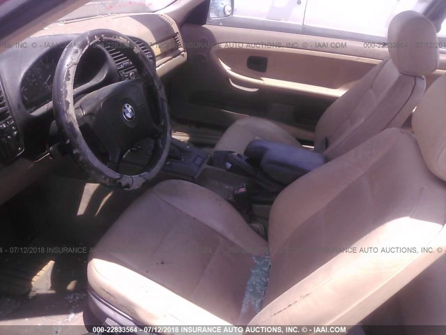 WBABG1328TET01174 - 1996 BMW 328 IS BURGUNDY photo 5