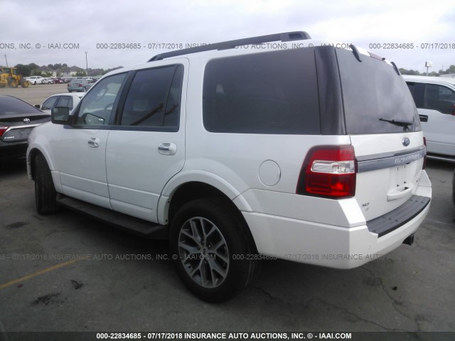 1FMJU1HT6HEA30577 - 2017 FORD EXPEDITION XLT/KING RANCH WHITE photo 3