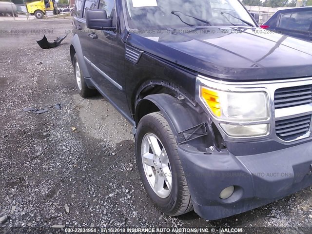 1D8GT28K47W683403 - 2007 DODGE NITRO SXT BLACK photo 6