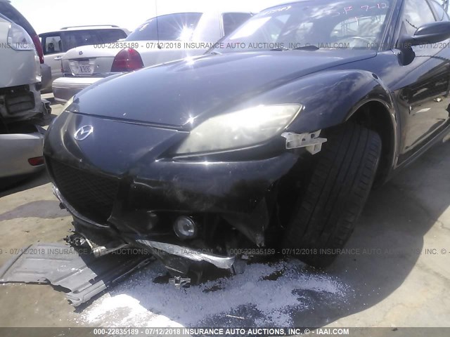 JM1FE173340100911 - 2004 MAZDA RX8 BLACK photo 6