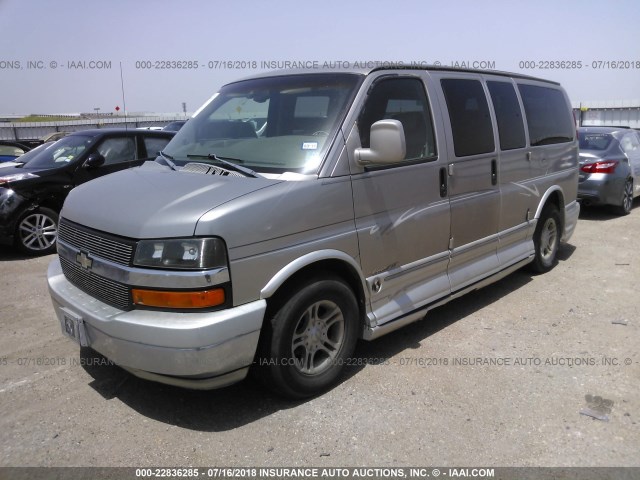 1GBFG15T331136186 - 2003 CHEVROLET EXPRESS G1500  GOLD photo 2