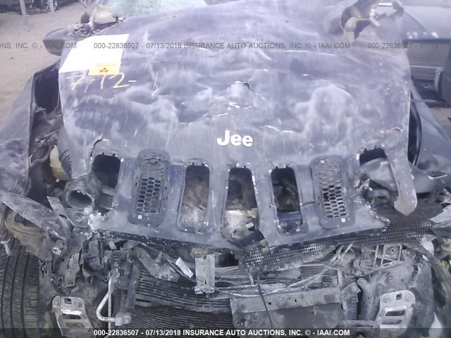 1C4PJMDB1GW132965 - 2016 JEEP CHEROKEE LIMITED GRAY photo 10