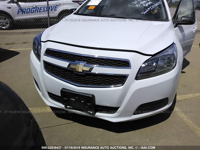 1G11B5SA2DF321891 - 2013 CHEVROLET MALIBU LS 白色 照片 6