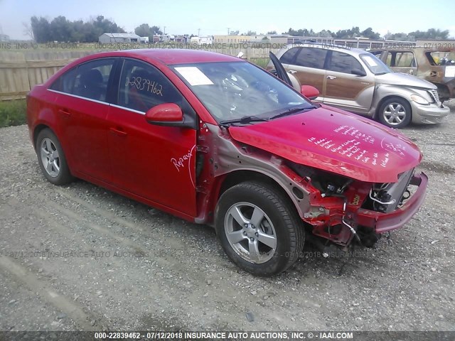 1G1PE5SB9G7228813 - 2016 CHEVROLET CRUZE LIMITED LT RED photo 1