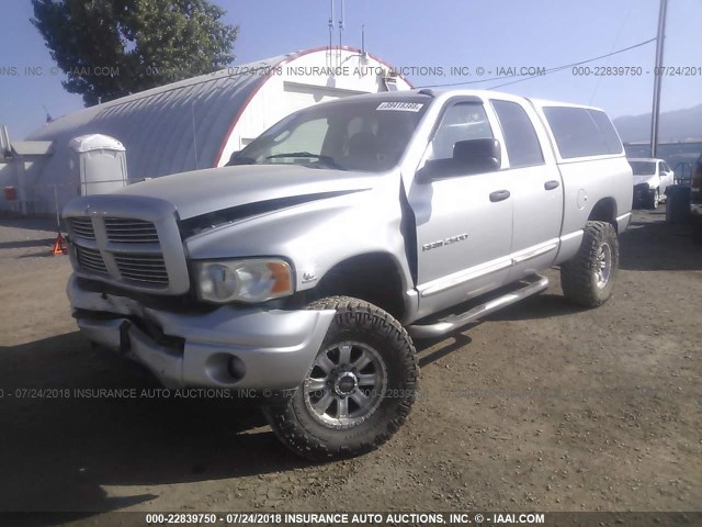 3D7KU28CX4G237528 - 2004 DODGE RAM 2500 ST/SLT SILVER photo 2