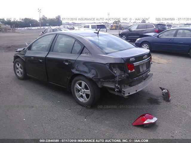 1G1PC5SB1E7247388 - 2014 CHEVROLET CRUZE LT GRAY photo 3