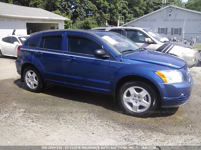 1B3HB48C69D209348 - 2009 DODGE CALIBER SXT BLUE photo 1