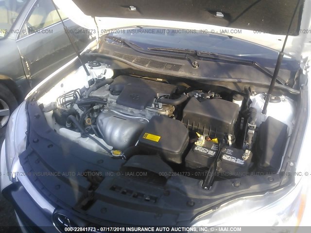 4T1BF1FK2FU036808 - 2015 TOYOTA CAMRY LE/XLE/SE/XSE WHITE photo 10