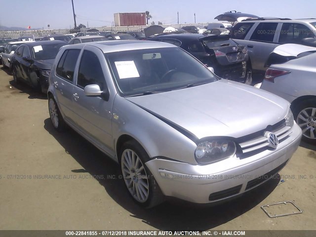 9BWGR61J544042537 - 2004 VOLKSWAGEN GOLF GLS TDI SILVER photo 1