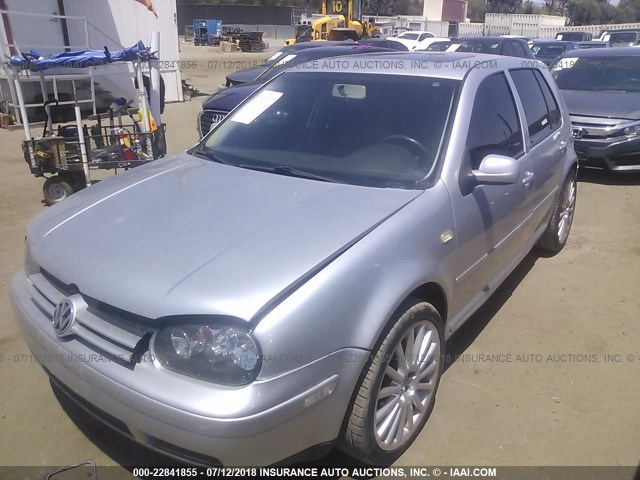 9BWGR61J544042537 - 2004 VOLKSWAGEN GOLF GLS TDI SILVER photo 2