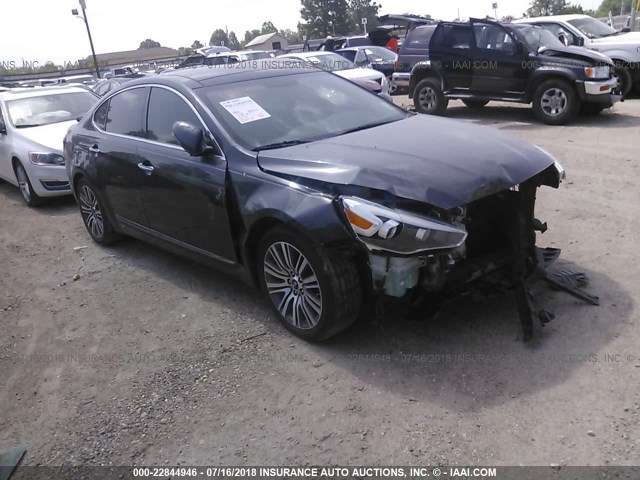 KNALN4D79G5213794 - 2016 KIA CADENZA LUXURY GRAY photo 1