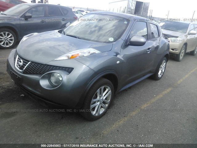 JN8AF5MV8CT126796 - 2012 NISSAN JUKE S/SV/SL GRAY photo 2