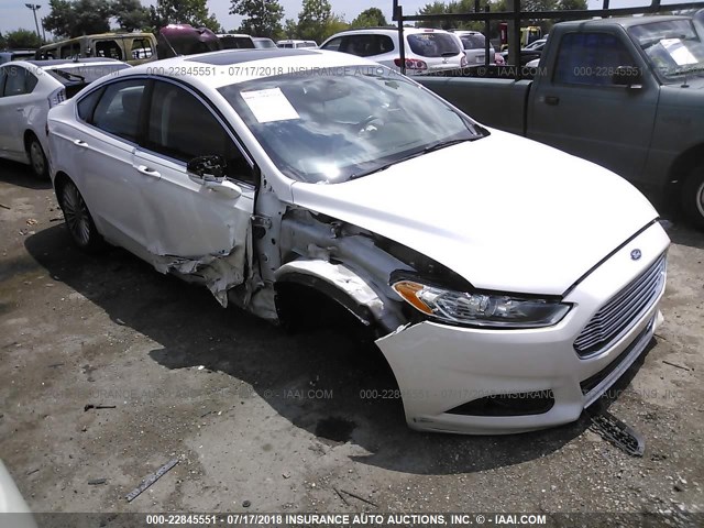 3FA6P0K95FR211811 - 2015 FORD FUSION TITANIUM WHITE photo 1