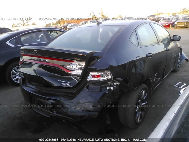 1C3CDFBB9ED913797 - 2014 DODGE DART SXT BLACK photo 4