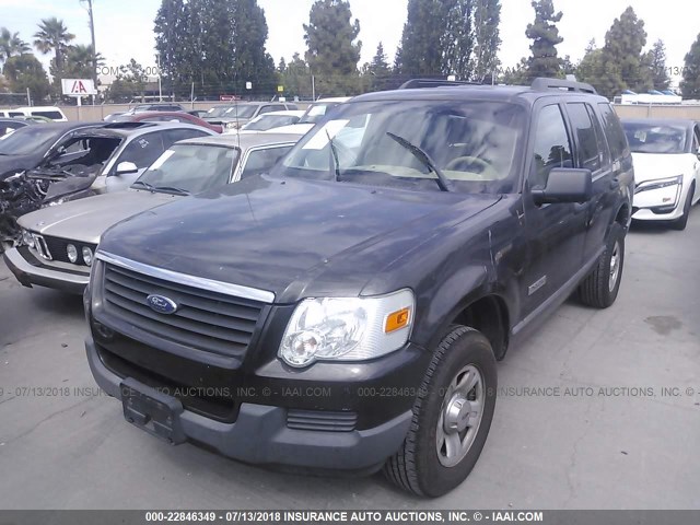 1FMEU62E96UA29063 - 2006 FORD EXPLORER XLS GRAY photo 2