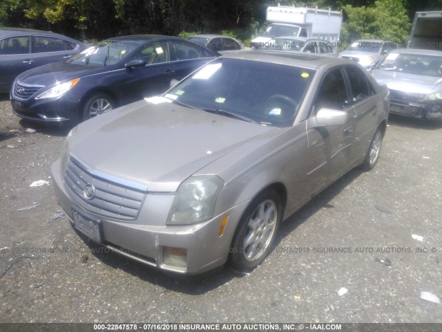 1G6DM57N830171638 - 2003 CADILLAC CTS TAN photo 2