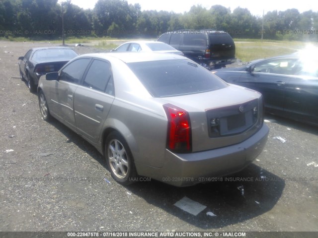 1G6DM57N830171638 - 2003 CADILLAC CTS TAN photo 3