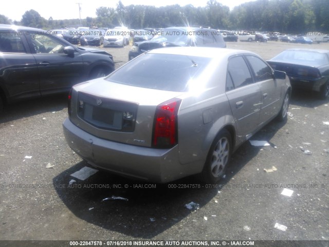 1G6DM57N830171638 - 2003 CADILLAC CTS TAN photo 4