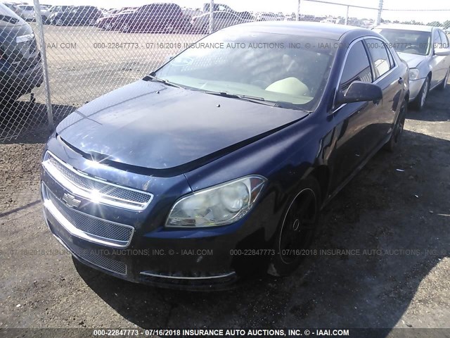 1G1ZB5EBXAF108481 - 2010 CHEVROLET MALIBU LS ლურჯი ფოტო 2