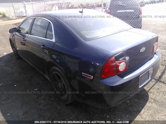 1G1ZB5EBXAF108481 - 2010 CHEVROLET MALIBU LS ლურჯი ფოტო 3