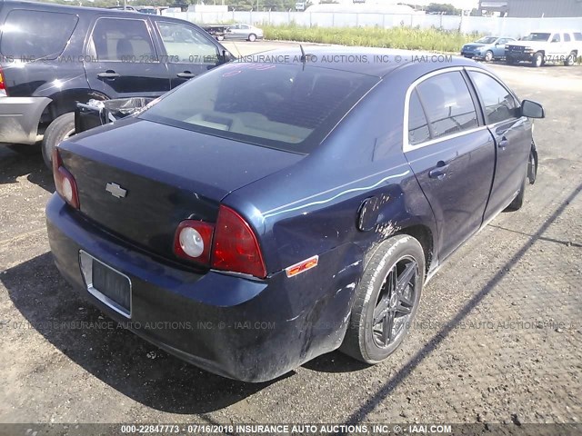 1G1ZB5EBXAF108481 - 2010 CHEVROLET MALIBU LS ლურჯი ფოტო 4