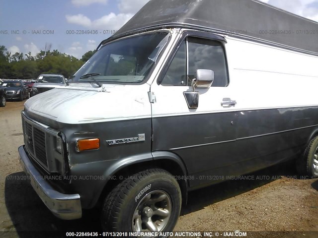 2GDEG25K6M4514110 - 1991 GMC RALLY WAGON / VAN G2500 GRAY photo 6