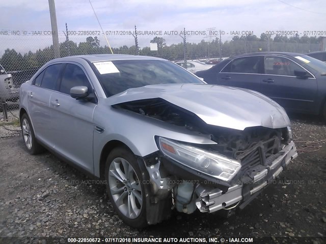 1FAHP2E82DG190119 - 2013 FORD TAURUS SEL SILVER photo 1