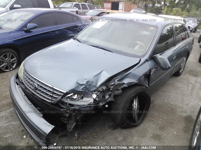 4T1BF28B34U365730 - 2004 TOYOTA AVALON XL/XLS BLUE photo 2