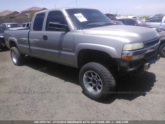 1GCHC29U01E313422 - 2001 CHEVROLET SILVERADO C2500 HEAVY DUTY SILVER photo 1