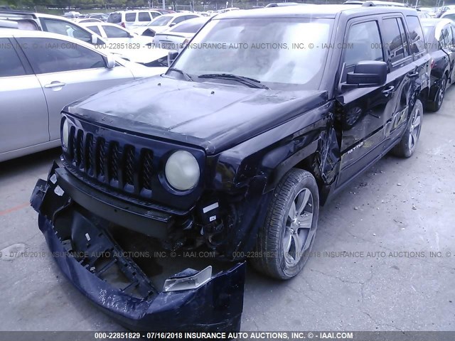 1C4NJPFA6HD157581 - 2017 JEEP PATRIOT LATITUDE BLACK photo 6