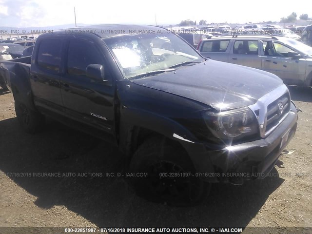 5TELU42NX8Z502415 - 2008 TOYOTA TACOMA DOUBLE CAB 黑色 照片 1