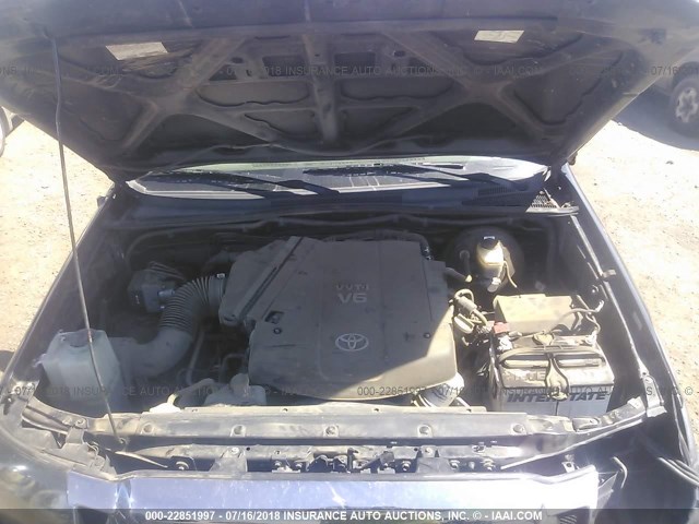 5TELU42NX8Z502415 - 2008 TOYOTA TACOMA DOUBLE CAB 黑色 照片 10
