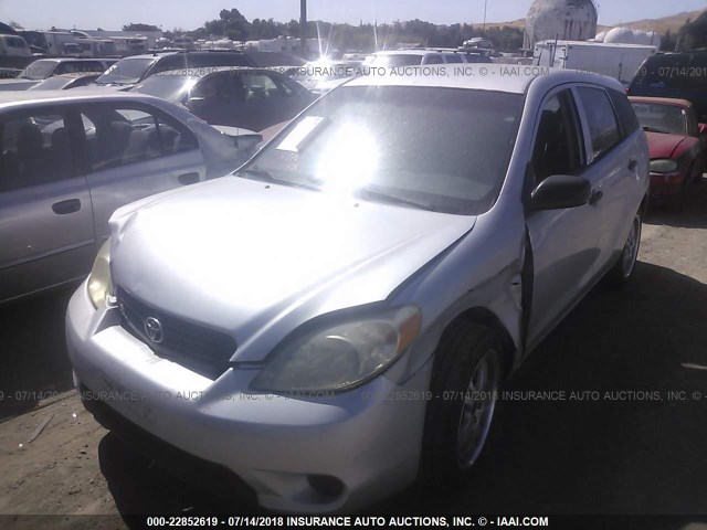 2T1KR32E45C425288 - 2005 TOYOTA COROLLA MATRIX XR SILVER photo 2