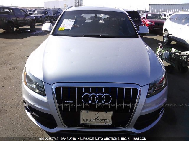 WA1MKAFP7AA090761 - 2010 AUDI Q5 PREMIUM PLUS SILVER photo 6