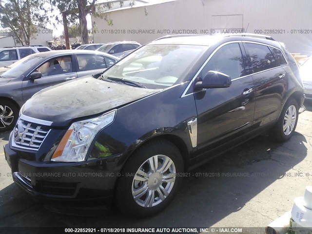 3GYFNBE32ES596118 - 2014 CADILLAC SRX LUXURY COLLECTION GRAY photo 2