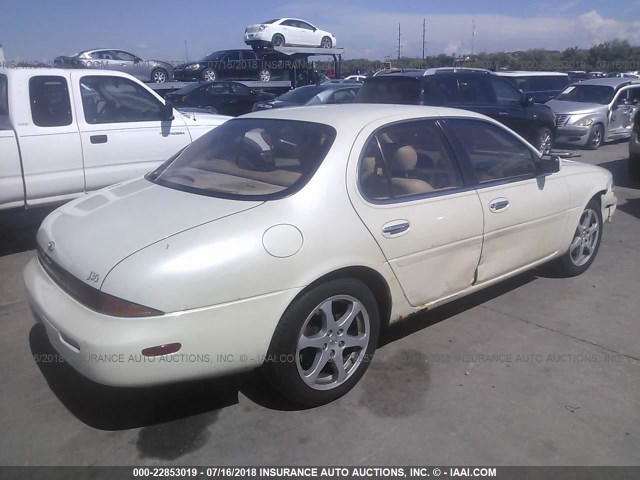 JNKAY21D4VM404265 - 1997 INFINITI J30 CREAM photo 4