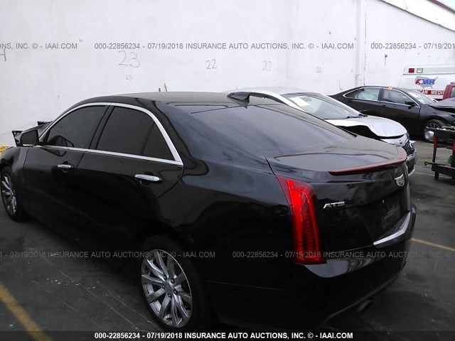 1G6AA5RX9H0189177 - 2017 CADILLAC ATS BLACK photo 3