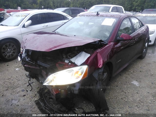 1G2ZM577194139978 - 2009 PONTIAC G6 GXP MAROON photo 2