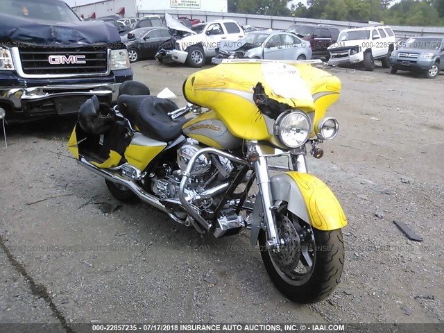 1HD1PKE125Y955838 - 2005 HARLEY-DAVIDSON FLHTCSE2 YELLOW photo 1