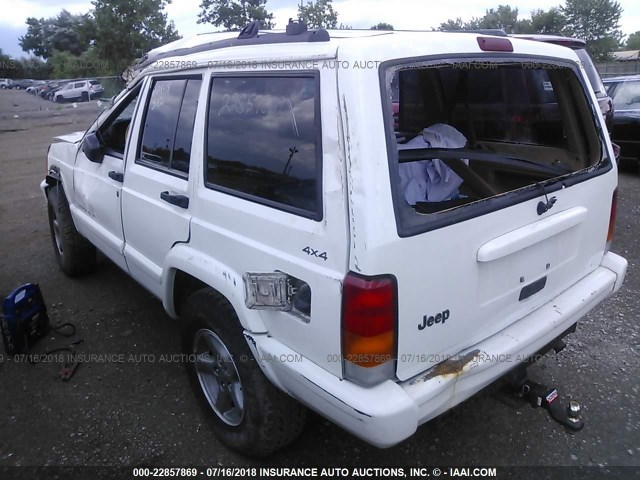 1J4FJ68S8WL226983 - 1998 JEEP CHEROKEE SPORT/CLASSIC WHITE photo 3