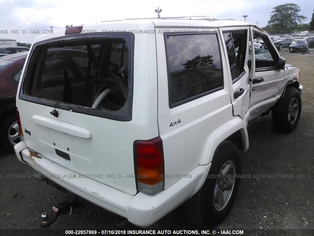 1J4FJ68S8WL226983 - 1998 JEEP CHEROKEE SPORT/CLASSIC WHITE photo 4